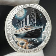 Moneta argento titanic usato  Spedire a Italy
