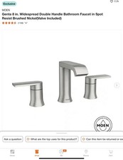 Moen 84763srn genta for sale  Anderson