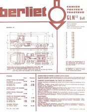 Berliet glm 6x4 d'occasion  Les Bordes