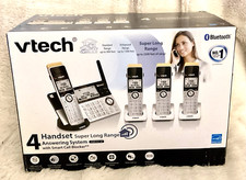 Telefone sem fio VTech IS8151-4 super longo alcance 4 aparelhos DECT 6.0 - caixa aberta comprar usado  Enviando para Brazil