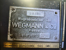 Waggonschild 1962 kassel gebraucht kaufen  Lichtenau