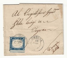 1859 sardegna piego usato  Motta Visconti