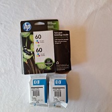 Cartuchos de tinta HP 60 2 cartuchos tricolor EXP 08/2020 comprar usado  Enviando para Brazil