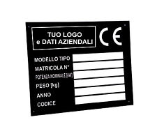 Targhette alluminio industrial usato  Vasto