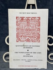 Usado, Secret Doctrines: Quintessence of Esoteric Buddhism and The Nomination comprar usado  Enviando para Brazil