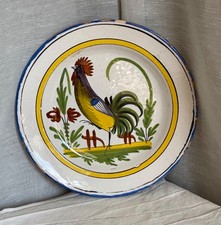 Earthenware plate 19th d'occasion  Expédié en Belgium