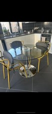Dwell glass table for sale  CHELTENHAM