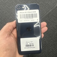 NOVO MIDNIGHT APPLE IPHONE SE 64GB - 3ª GERAÇÃO - DESBLOQUEADO - SIM GRÁTIS. comprar usado  Enviando para Brazil