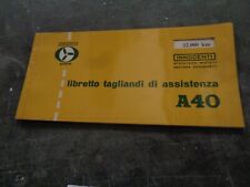 B277z libretto tagliandi usato  Corato