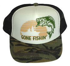 Kid's Gone Fishing Camo camuflagem Snapback Boné Caminhoneiro De Malha Bebê, usado comprar usado  Enviando para Brazil