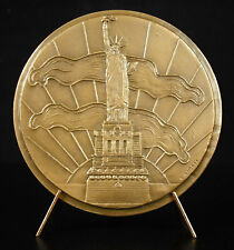 Medalla Auguste Bartholdi Estatua De La Libertad Nueva York Manhattan comprar usado  Enviando para Brazil
