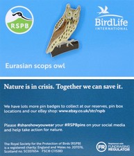 Rspb pin badge for sale Rspb pin badge for sale  SANDY