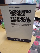 dizionario tecnico inglese usato  Italia