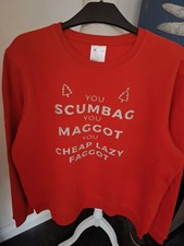 Ladies christmas jumper for sale  WALSALL