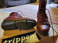 Chaussures trippen rouge d'occasion  Brie-Comte-Robert