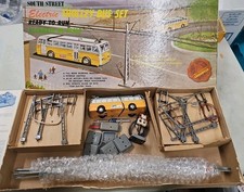 Vintage 1960 Japão, Silvine escala HO conjunto de ônibus elétrico carrinho. Ver anúncio. (F9) comprar usado  Enviando para Brazil