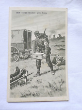CARTOLINA ITALIA CORPO SANITARIO CROCE ROSSA MILITARE MEDICINA SANITà WW1 comprar usado  Enviando para Brazil