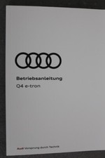 Audi tron betriebsanleitung gebraucht kaufen  Nassenfels