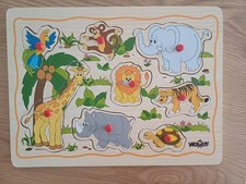Woody holzpuzzle tiere gebraucht kaufen  Lüneburg