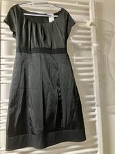 Schwarzes satin kleid gebraucht kaufen  Karlsruhe