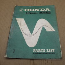 Parts list honda d'occasion  Neuilly-en-Thelle