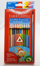 Lápis ecológico triangular Faber-Castell 12 aderência aquarela com pontos de aderência comprar usado  Enviando para Brazil