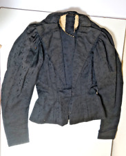 Veste caraco noir d'occasion  Moÿ-de-l'Aisne