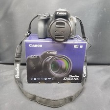 Câmera Digital Canon Powershot SX60 HS 16.1 Megapixels Vem Caixa Carregador comprar usado  Enviando para Brazil