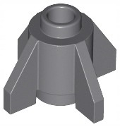 LEGO Klocek Okrągły 1x1 Rakieta C. Szary 4588 4 szt DBG na sprzedaż  PL
