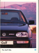 1995 Volkswagen Golf VR6 3ª Geração 32p Folheto Alemão em Inglês e Folha de Especificações Aus, usado comprar usado  Enviando para Brazil