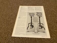 GUITARRAS SIGMA MARTIN JBF14 ANÚNCIO 5X8 comprar usado  Enviando para Brazil