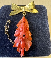 Antique carved coral for sale  BARGOED
