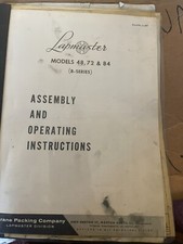 Lapmaster assembly operating for sale  Shipping to United Kingdom