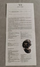 Buti instructions warranty usato  San Giorgio a Cremano