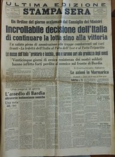 Quotidiani epoca 1941 usato  Biella