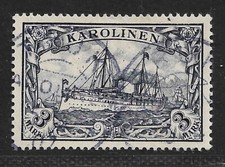 Karolinen Minr. 18 ° Truk 5.4.07 seltener Stempel auf Markwert comprar usado  Enviando para Brazil