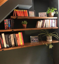 Rustic scaffold shelves for sale  LEEK
