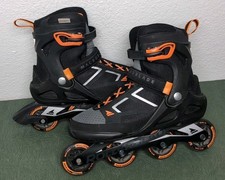 Usado, Rollerblade Macroblade 80 Masculino Adulto Fitness Skate Inline 11 Preto Laranja Cinza comprar usado Usado, Rollerblade Macroblade 80 Masculino Adulto Fitness Skate Inline 11 Preto Laranja Cinza comprar usado  Enviando para Brazil