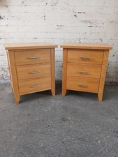 Oak bedside tables for sale  ROSSENDALE