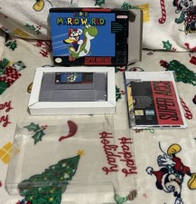 1991 SNES SUPER MARIO WORLD SUPER NES SUPER NINTENDO CIB MUITO BOM ESTADO!!! comprar usado  Enviando para Brazil