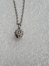 Pendentif blanc diamant d'occasion  Sevran