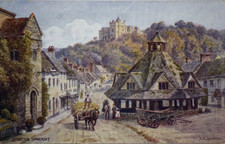 Postcard somerset dunster for sale  NORTHAMPTON