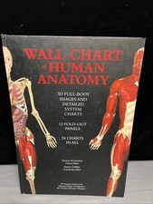 Usado, Wall Chart Of Human Anatomy 3D Full Body Images and System Charts Book comprar usado  Enviando para Brazil
