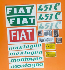 Adesivi decalcomanie fiat usato  Trapani