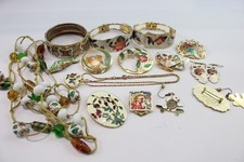 Cloisonne enamel jewellery for sale  LEEDS
