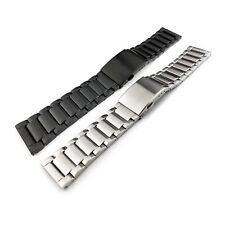 Pulseira/pulseira de aço inoxidável 22/24/26/28 mm preta/prata compatível com relógio DIESEL 02 comprar usado  Enviando para Brazil