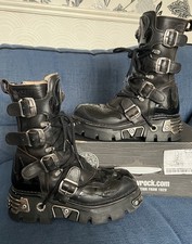 Novas Botas Rock Devil Reactor Tamanho 7 40 Femininas/Masculinas Pretas Steampunk Demônio comprar usado  Enviando para Brazil