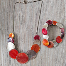 Parure bijoux colorés d'occasion  Witry-lès-Reims