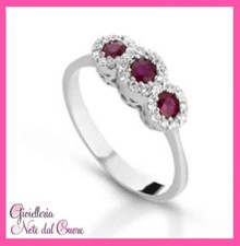Anello oro bianco usato  Salerno