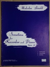 Malcolm arnold sonatina d'occasion  Clermont-l'Hérault